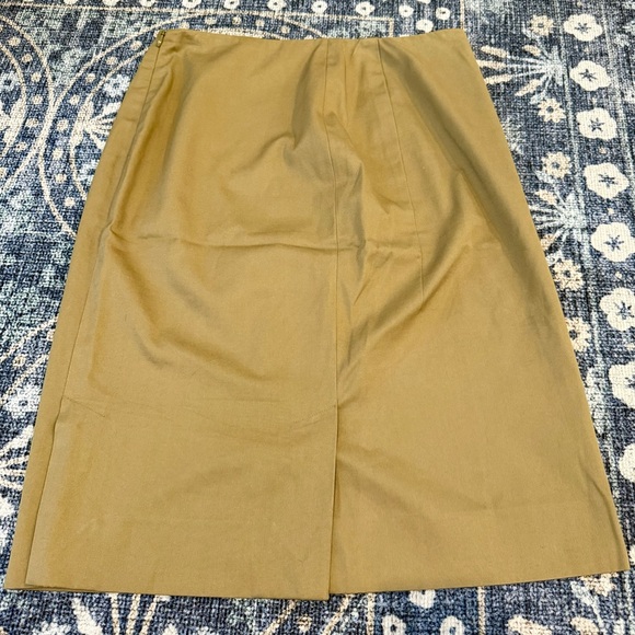Ralph Lauren Purple Label Tan Pencil Skirt - Picture 2 of 5